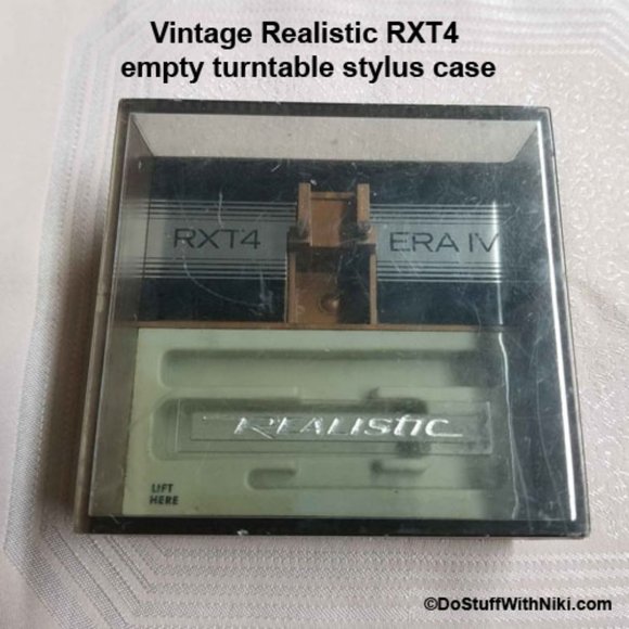 Realistic Other Vintage Realistic Rxt4 Empty Turntable Stylus Case